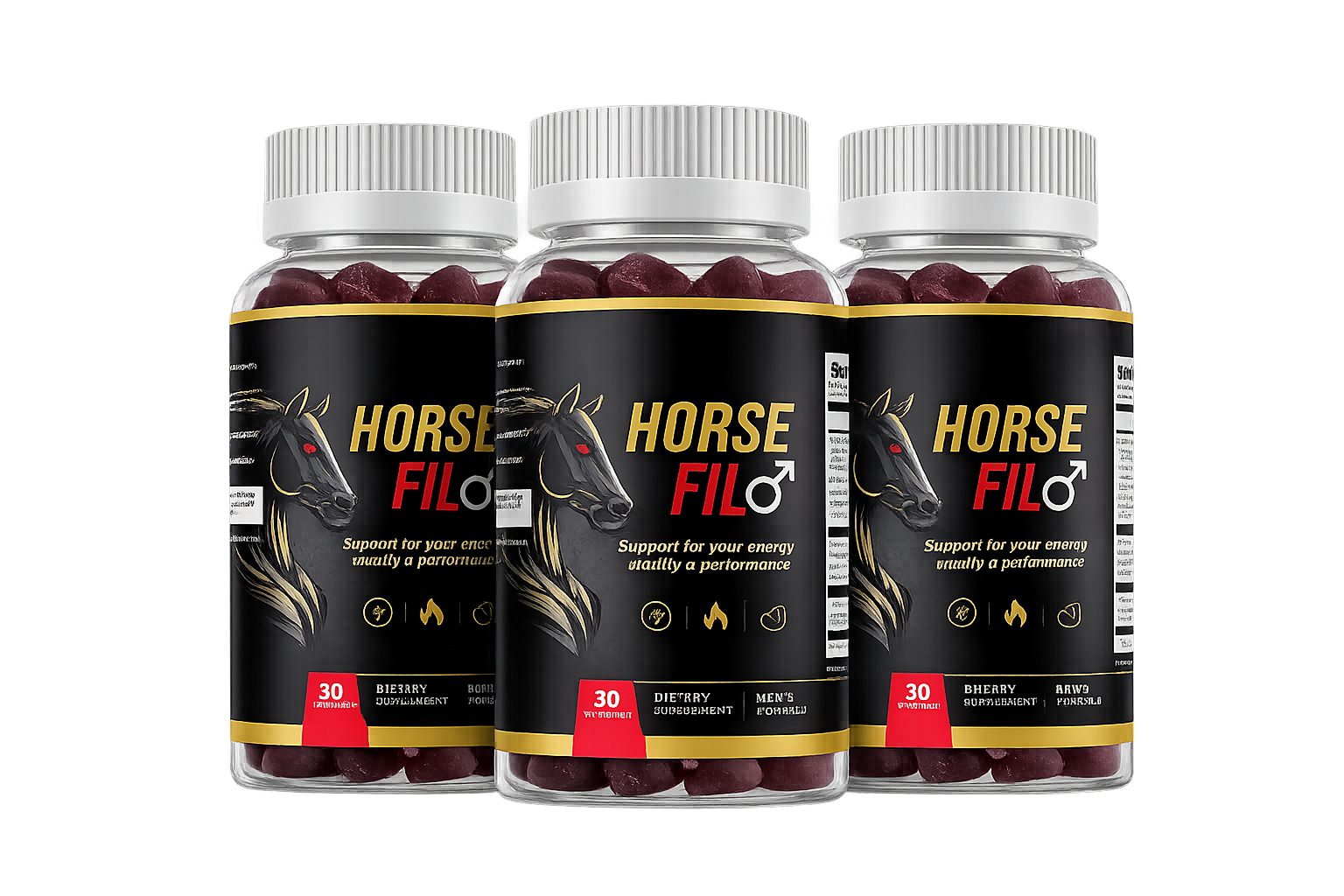 3 Bottles Horsefil